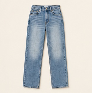 The Weekend Straight Jean in Washed Blue — concept product image
