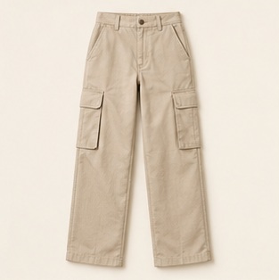 The Coastal Cargo Pant in Beige — concept product image