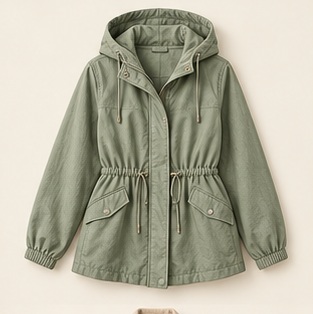 The Windward Anorak in Sage — concept product image