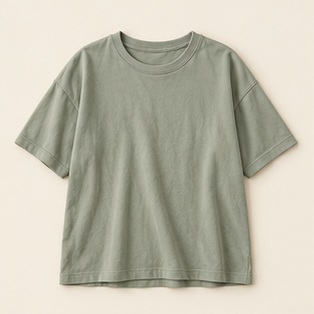 The Seabreeze Tee in Sage — concept product image