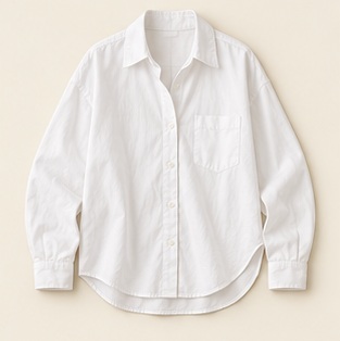 The Beach House Shirt in White — concept product image