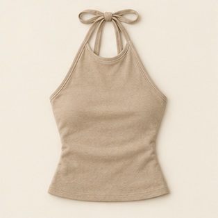 The Solstice Halter in Sand — concept product image